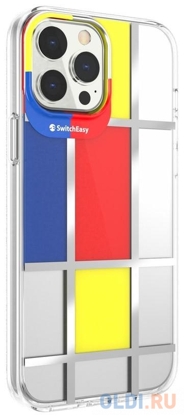 Накладка SwitchEasy Artist - Mondrian для iPhone 13 Pro рисунок GS-103-209-208-129 - фото 2