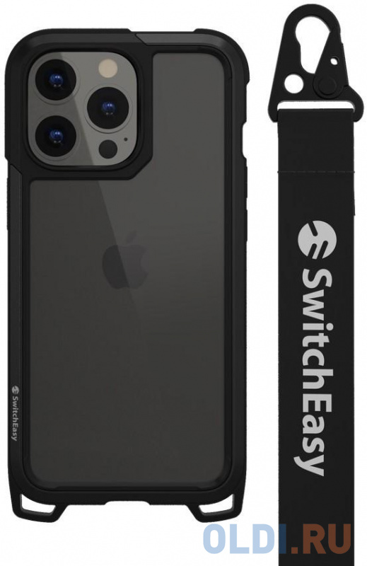 

Накладка SwitchEasy Odyssey - Classic Black для iPhone 13 Pro Max прозрачный GS-103-210-114-190