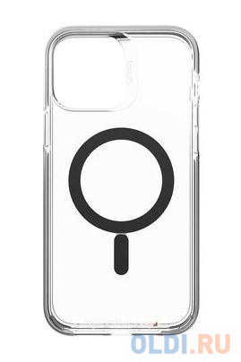 

Накладка Gear4 Santa Cruz Snap Case для iPhone 13 Pro Max прозрачный чёрный 702008209