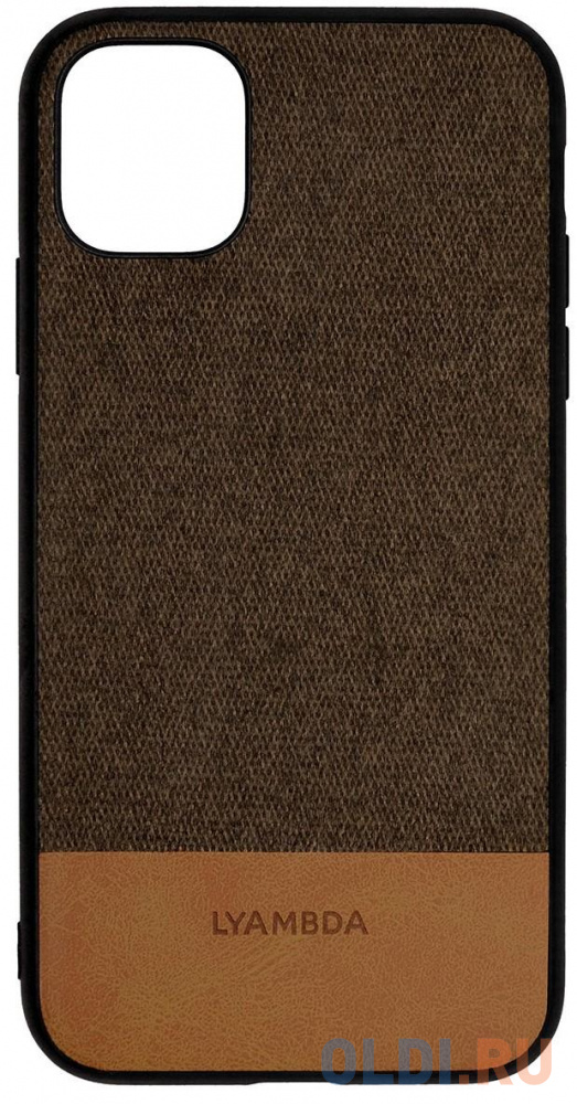 Накладка Lyambda Calypso для iPhone 12 iPhone 12 Pro коричневый LA03-1261-BR - фото 1