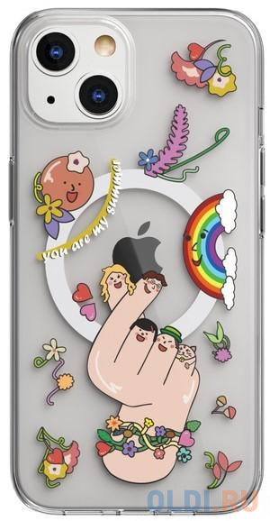 

Накладка SwitchEasy MagLamour - Finger Heart для iPhone 13 рисунок ME-103-208-276-206