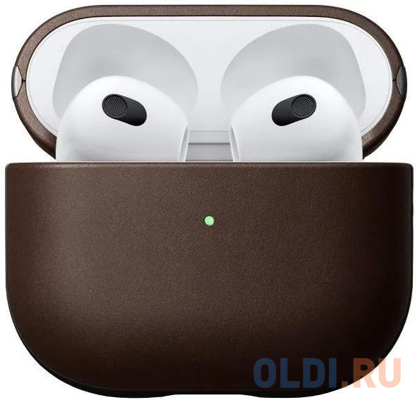 

Чехол Nomad Modern Leather Case для Apple Airpods коричневый NM01001485