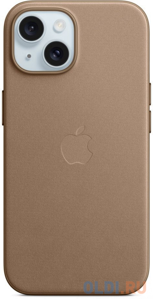 Чехол (клип-кейс) Apple FineWoven для Apple iPhone 15 коричневый клип кейс apple для apple iphone 15 mt3e3fe a with magsafe mulberry
