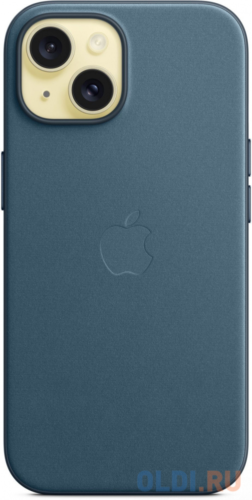 Чехол (клип-кейс) Apple FineWoven для iPhone 15 тихоокеанский синий - фото 3