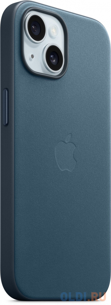 Чехол (клип-кейс) Apple FineWoven для iPhone 15 тихоокеанский синий - фото 5