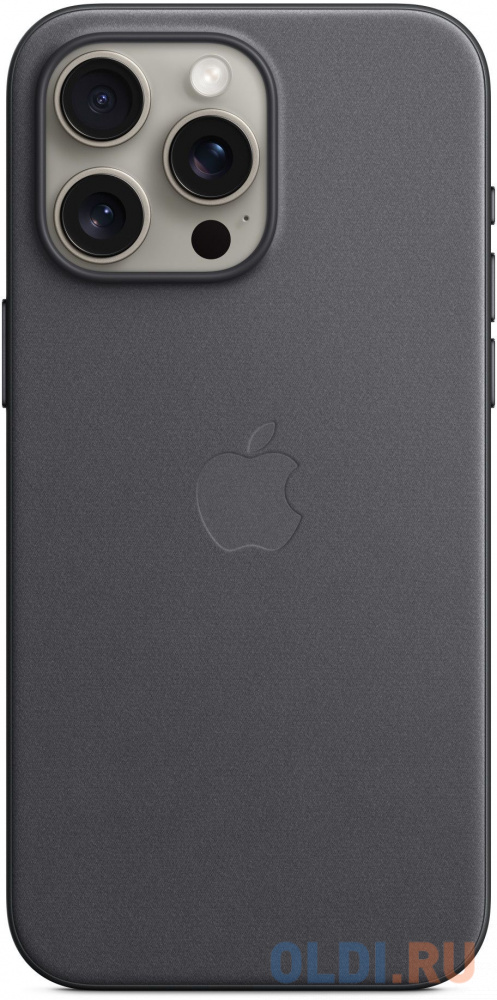 Чехол (клип-кейс) Apple FineWoven для iPhone 15 Pro Max чёрный - фото 1
