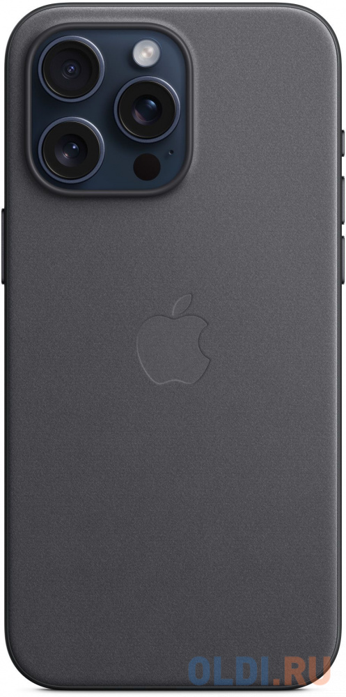 Чехол (клип-кейс) Apple FineWoven для iPhone 15 Pro Max чёрный - фото 2