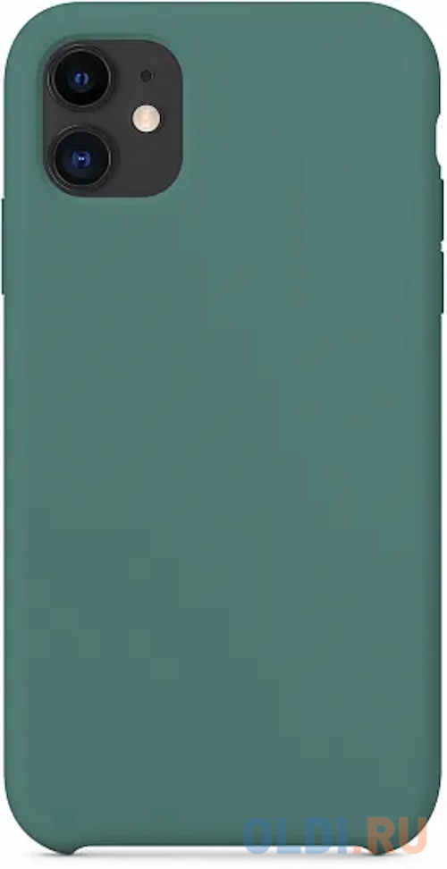Чехол moonfish MF-LSC-061 (для Apple iPhone 11, цвет темно-зеленый) для телефона iphone 7 с рельефным нанесением free 6 5 × 14 см