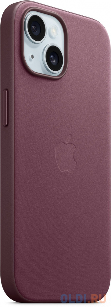 Чехол (клип-кейс) Apple для Apple iPhone 15 MT3E3FE/A with MagSafe Mulberry MT3E3FE/A - фото 6