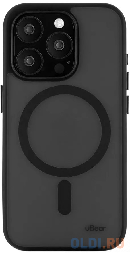 

Чехол для Apple iPhone 15 Pro uBear Cloud Mag Case Magsafe черный