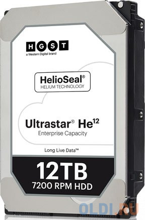 

Жесткий диск WD Original SAS 3.0 12Tb 0F29562 HUH721212AL4204 Ultrastar DC HC520 4KN (7200rpm) 256Mb 3.5"