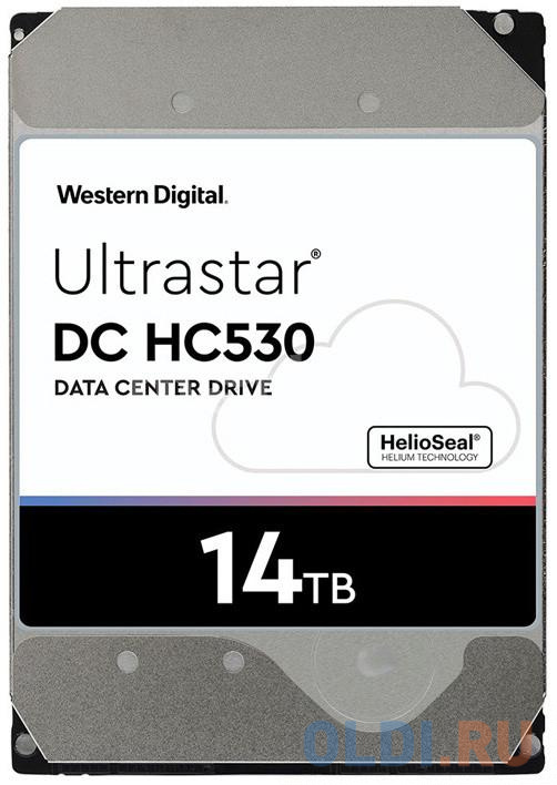 Накопитель на жестком магнитном диске WD Жесткий диск Western Digital Ultrastar DC HC530 WUH721414AL5204 (0F31052) 14ТБ 3.5" 7200RPM 256MB SAS 51 фото