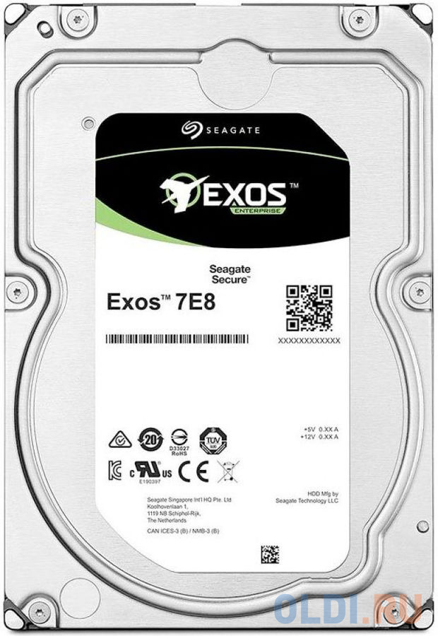 

Жесткий диск Seagate Original SAS 3.0 1Tb ST1000NM001A Exos (7200rpm) 256Mb 3.5"