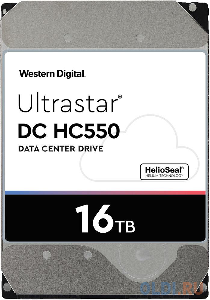 Жесткий диск WD Original SAS 3.0 16Tb 0F38357 WUH721816AL5204 Ultrastar DC HC550 (7200rpm) 512Mb 3.5