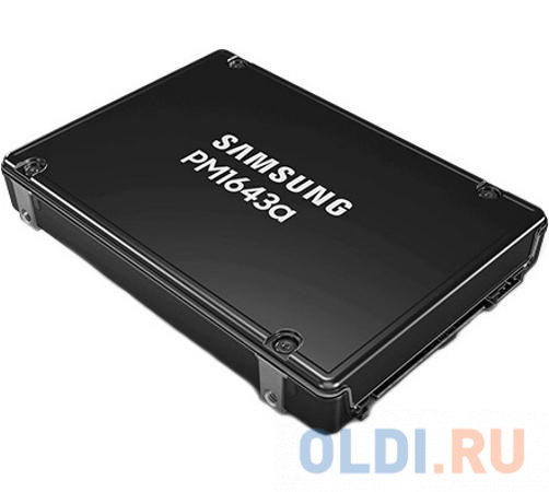 Samsung Enterprise SSD, 2.5 (SFF), PM1643a, 15.360GB, SAS, 12Gb/s, R2100/W1800Mb/s, IOPS(R4K) 400K/65K, MTBF 2M, 1 DWPD, OEM, 5 years (analog MZI