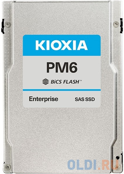 

2.5" 3200GB KIOXIA (Toshiba) PM6-V Enterprise SSD KPM61VUG3T20 SAS 24Gb/s, 4150/2450, IOPS 595/240K, MTBF 2.5M, TLC, 3DWPD, 15mm (KPM61VUG3T2