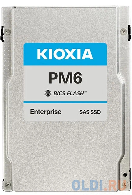 

2.5" 1600GB KIOXIA PM6-M Enterprise SSD KPM61MUG1T60 SAS 24Gb/s, 4150/2450, IOPS 595/452K, MTBF 2.5M, TLC, 10DWPD, 15mm
