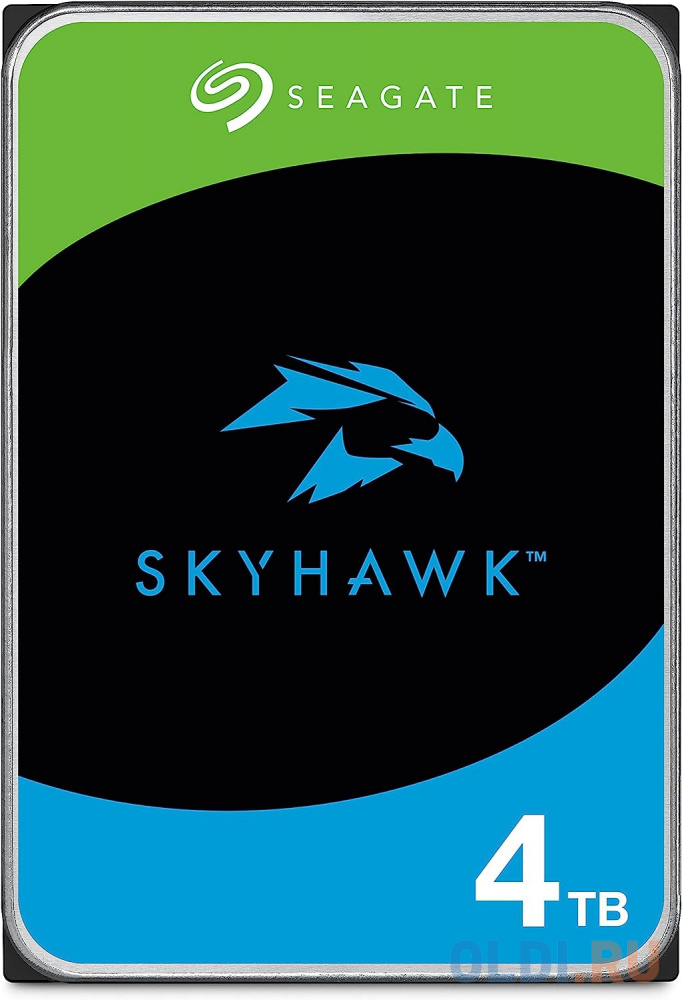 3.5  4TB Seagate SkyHawk Surveillance HDD ST4000VX005 SATA 6Gb/s, 5900rpm, 64MB, 24x7, Bulk (25) (003308) hdd sata seagate 8tb skyhawk surveillance 7200 rpm 256mb buffer st8000vx009 1 year