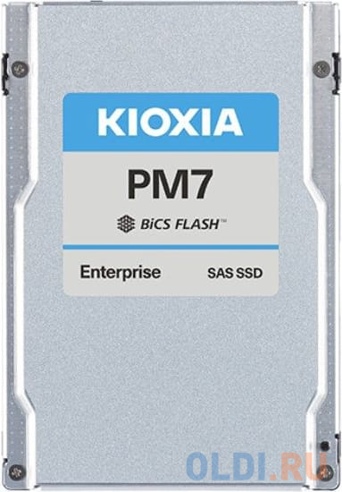 

SSD жесткий диск SAS2.5" 6.4TB TLC 24GB/S KPM71VUG6T40 KIOXIA