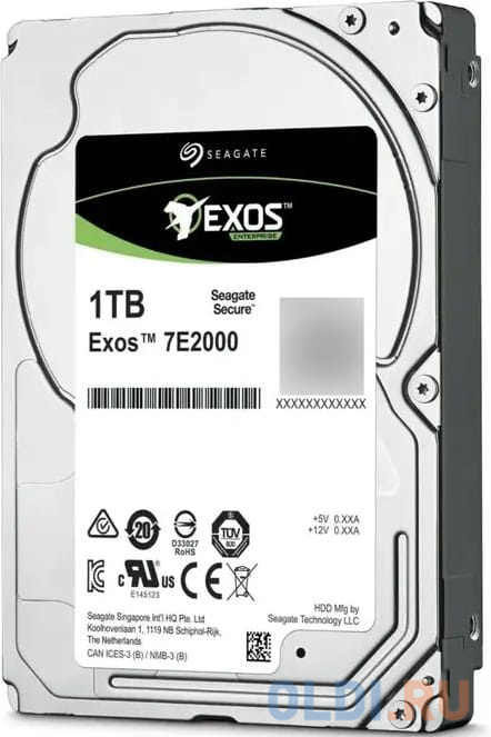 Жесткий диск/ HDD Seagate SAS 1TB 2.5'' Enterprise Capacity 7200 128Mb (clean pulled) 1 year warranty