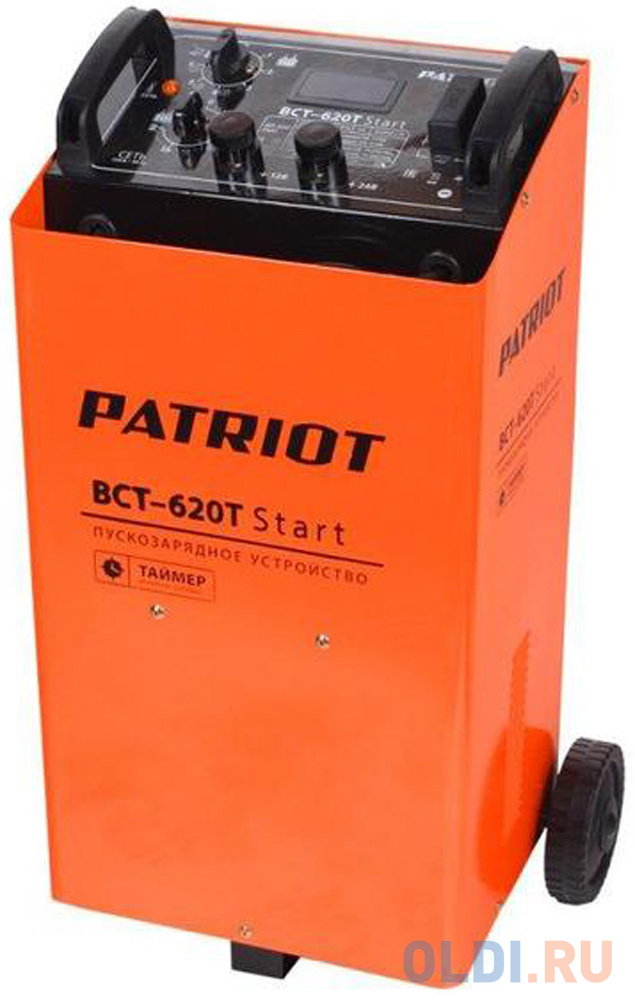 Устройство пуско-зарядное PATRIOT BCT-620T Start  220В±15% 3300Вт 12/24В з/п90/550А 50-1000А/ч 25кг