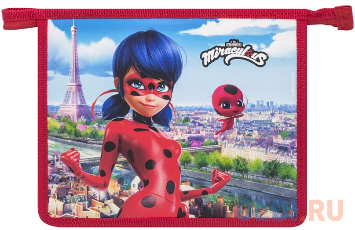 

Папка для тетрадей на молнии ACTION! LADYBUG, ф.А5, ламинация, 2 диз