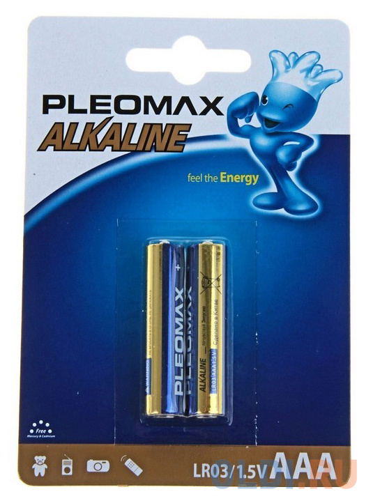 

Батарейки Samsung Pleomax AAA 2 шт LR03-2BL