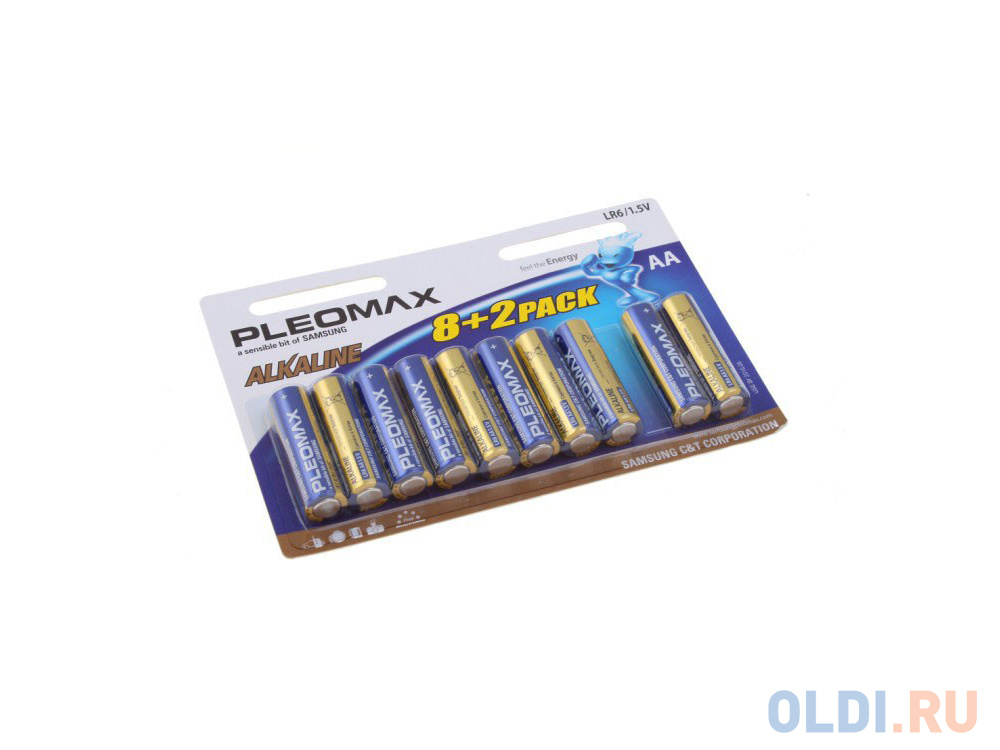 

Батарейки Samsung Pleomax LR6 AA 10 шт