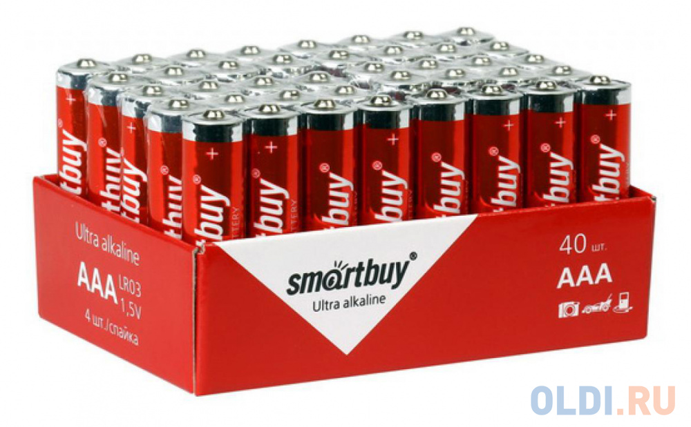 Батарейки Smartbuy SBBA-3A40S AAA 40 шт