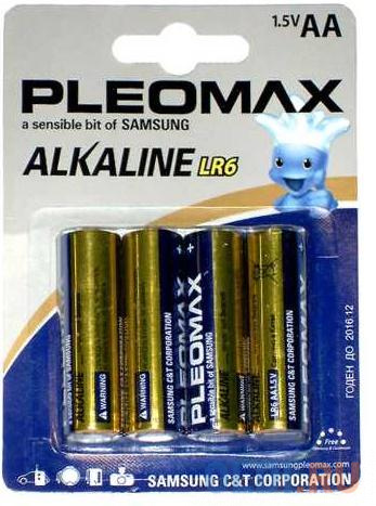 

Батарейки Samsung Pleomax Pleomax LR6-4BL AA 4 шт