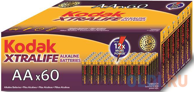 

Батарейки Kodak Xtralife LR6-60 (4S) 60 шт KAA-60 60/720/18720
