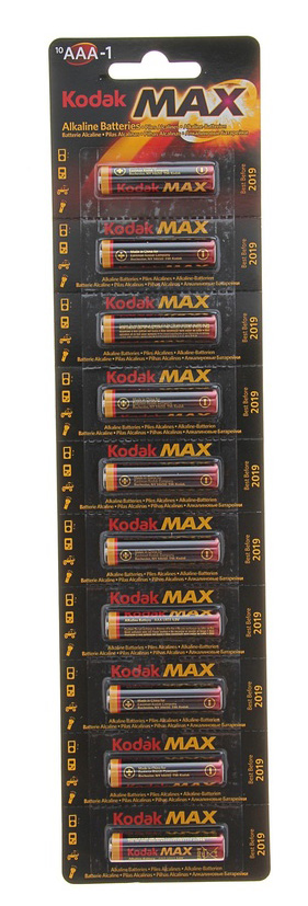 Батарейки KODAK Max LR03-10BL K3A-10 100/1000/32000 LR03 10 шт
