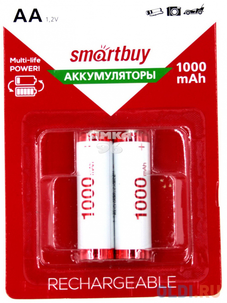  1000  Smart Buy SBBR-2A02BL1000 AA 2 