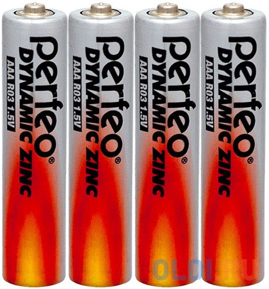 

Батарейки Perfeo R03/4SH Dynamic Zinc AAA 4 шт