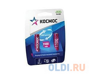 

Аккумулятор КОСМОС KOCR03NIMH(1100MAH) R03 NiMn 1100мАч (блист.2шт.)