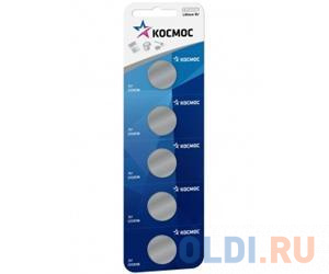 

Батарейка КОСМОС KOC20165BL CR CR2016 5хBL (блист.5шт.)