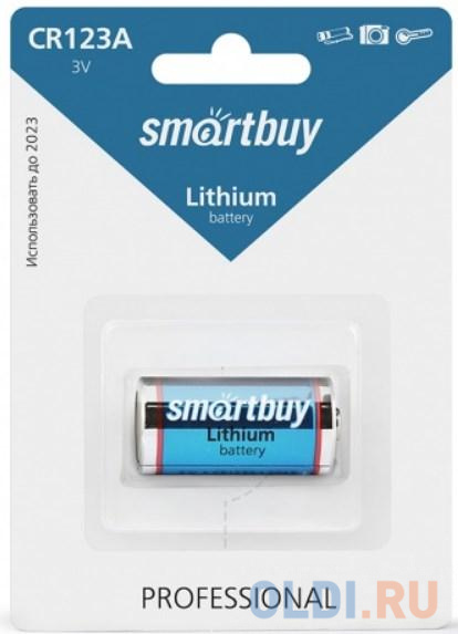 

Smartbuy CR123A/1B (12/144) (SBBL-123A-1B) (1 шт. в уп-ке)