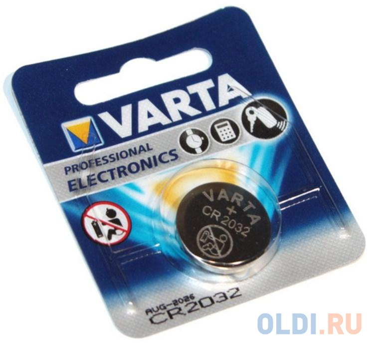 

VARTA CR2032/1BL Professional Electronics (1 шт. в уп-ке)