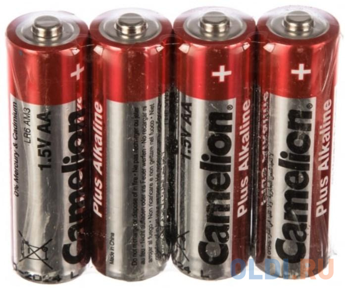 Camelion..LR 6  Plus Alkaline SP-4 (LR6-SP4, батарейка,1.5В) батарейки camelion lr03 plus alkaline bl 4 lr03 4 шт