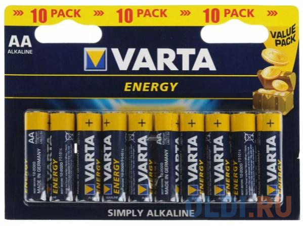 VARTA LR6/10BL ENERGY 4106 (10шт. в уп-ке)