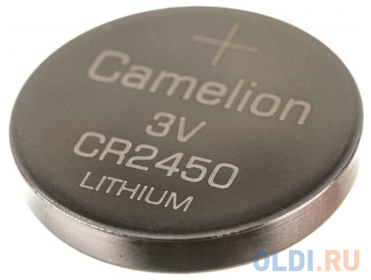 Camelion CR2450 BL-1 (CR2450-BP1, батарейка литиевая,3V) (1 шт. в уп-ке) фото