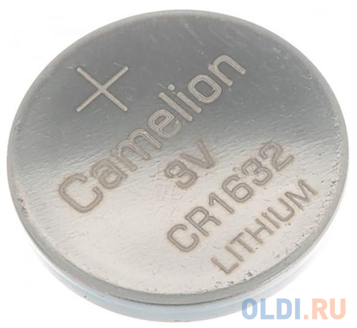 Camelion CR1632 BL-1 (CR1632-BP1, батарейка литиевая,3V) (1 шт. в уп-ке) camelion cr2477 bl 1 cr2477 bp1 батарейка литиевая 3v 1 шт в уп ке