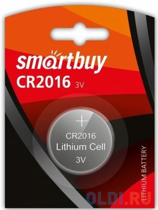 Батарейка Smartbuy SBBL-2016-1B CR2016 1 шт novogodnyaya aktsiya 2016