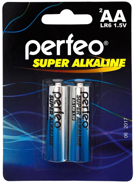 

Батарейки Perfeo LR6/2BL Super Alkaline AA 2 шт