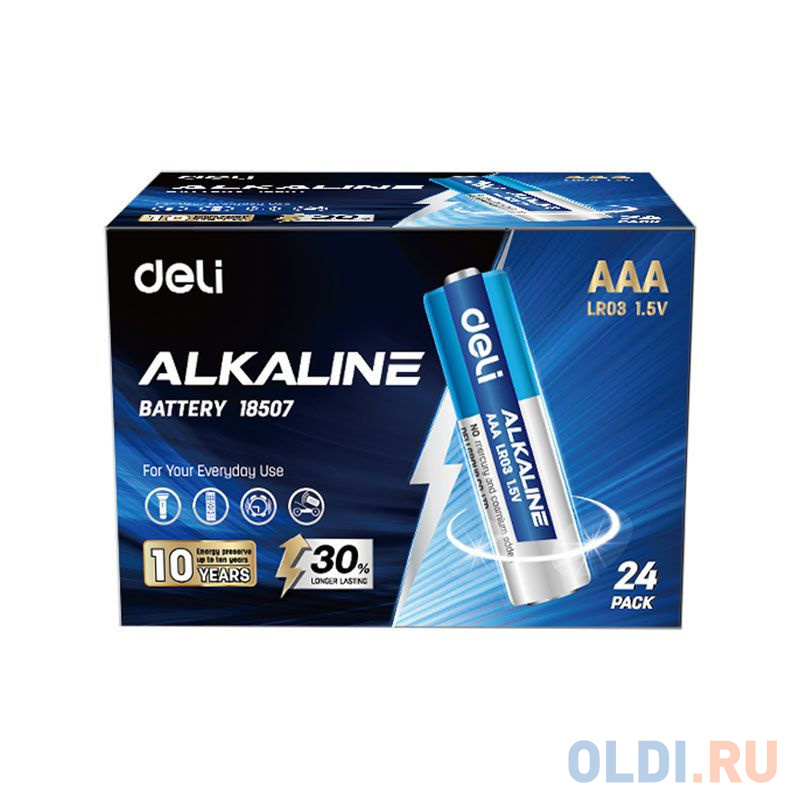 Батарейки Deli E18507 AAA LR03 (4шт\\Pack) Вид№3