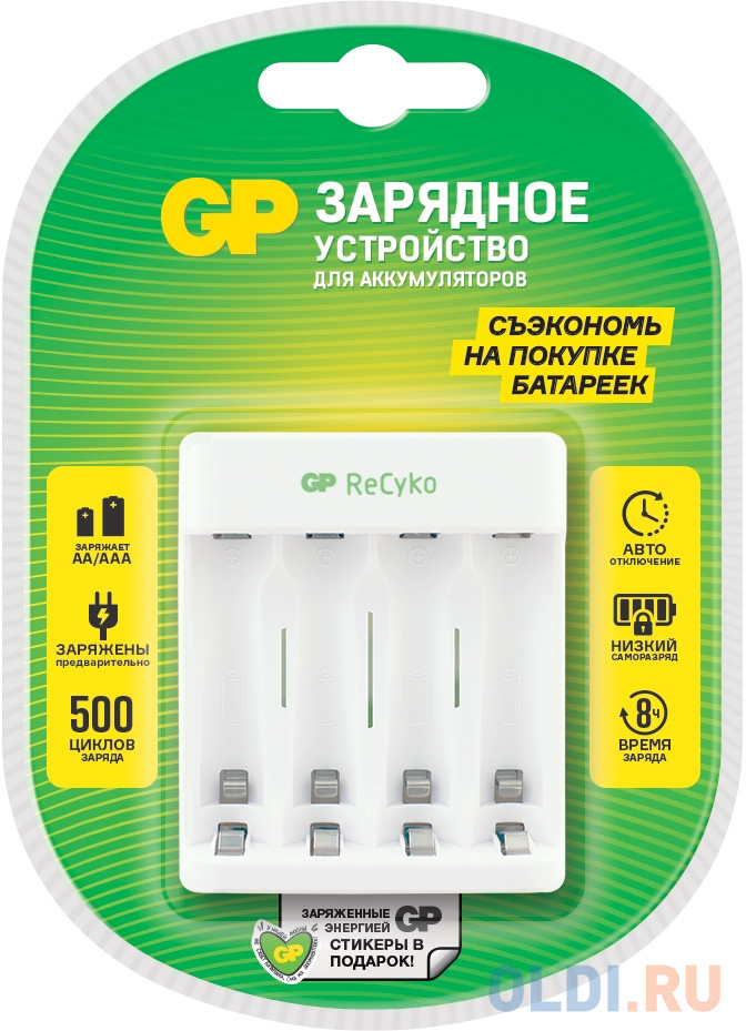 Зарядное устройство GP Е411CS-2CR1 AA/AAA NiMH блистер