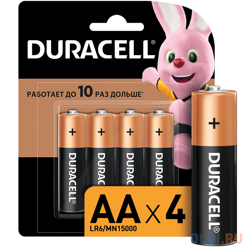

Батарейки Duracell LR6-4BL BASIC AA 4 шт