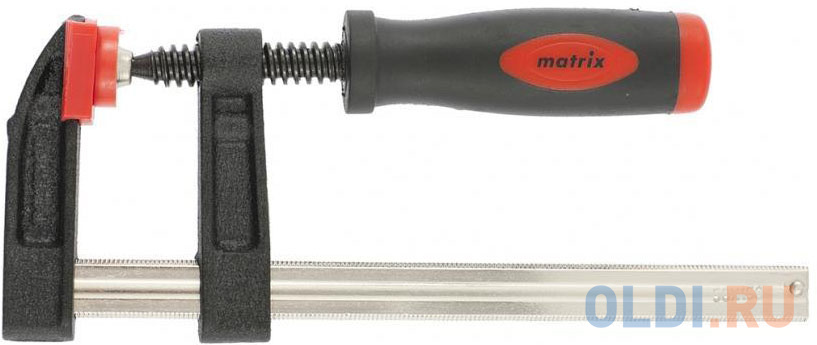 Струбцина MATRIX 20404  F-образная 25х10мм струбцина быстрозажимная f образная по дереву металлу matrix master 20407 500х120х600 мм