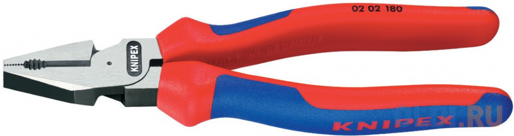 

Пассатижи силовые KNIPEX 0202200 200мм с двухцветными многокомпонентными чехлами