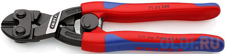 

KNIPEX KNIPEX CoBolt® фосфатированные, черного цвета 200 мм { Длина205 Ширина65 Высота30} [KN-7132200